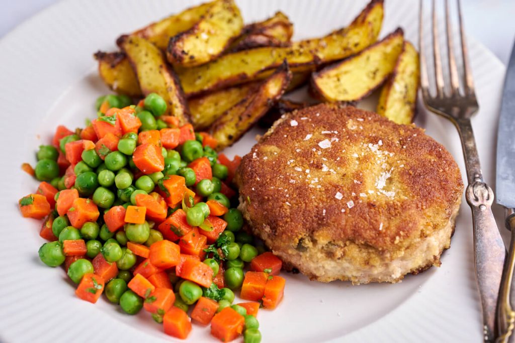 med ærter og gulerødder "Light version" Nem opskrift