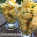 Ananas med myntesukker - Nem opskrift på dessert med ananas