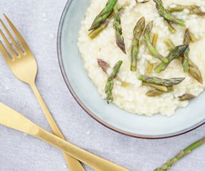 Risotto med asparges
