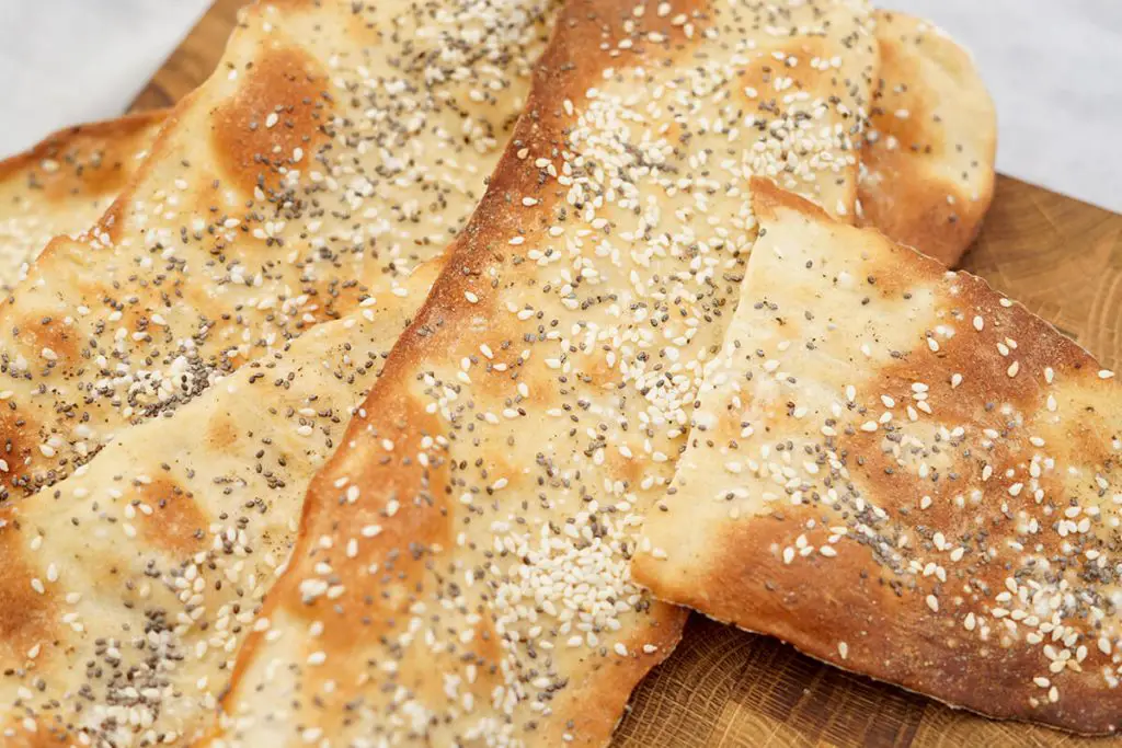 Lavash brød - opskrift på lavash fladbrød, lækre brød fra mellemøsten