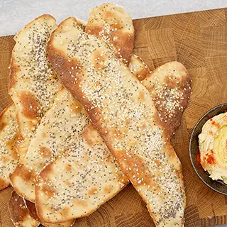 Lavash brød - opskrift på lavash fladbrød, lækre brød fra mellemøsten