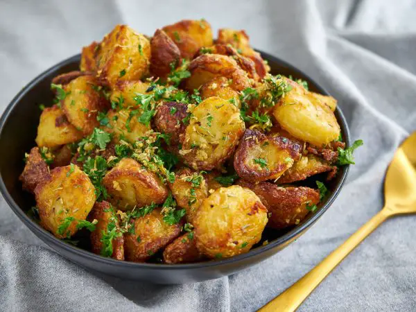 Sprøde kartofler i ovn