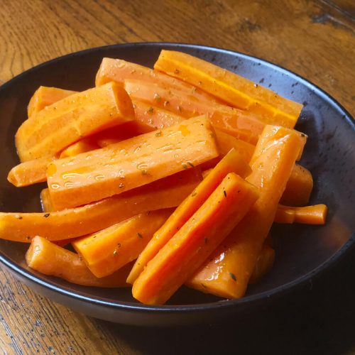 Opskrift på gulerødder sous vide