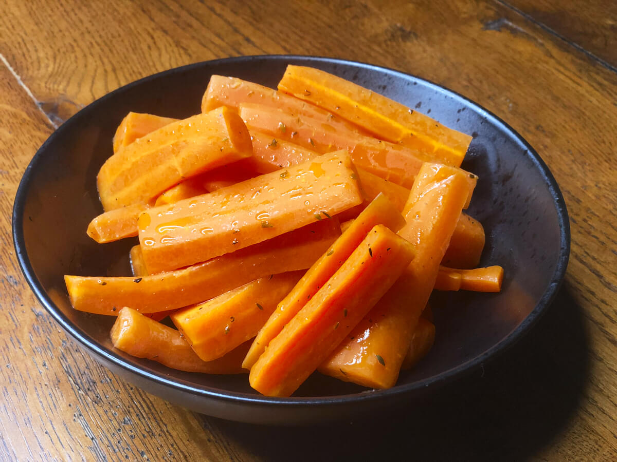 Gulerødder sous vide Sprøde og smagfulde grøntsager i sous vide