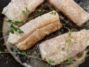 Pandestegte torskeloins.