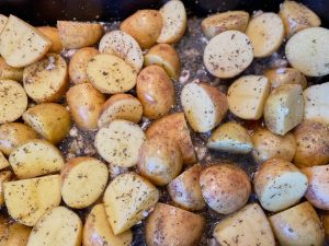 kartofler klar i fadet.