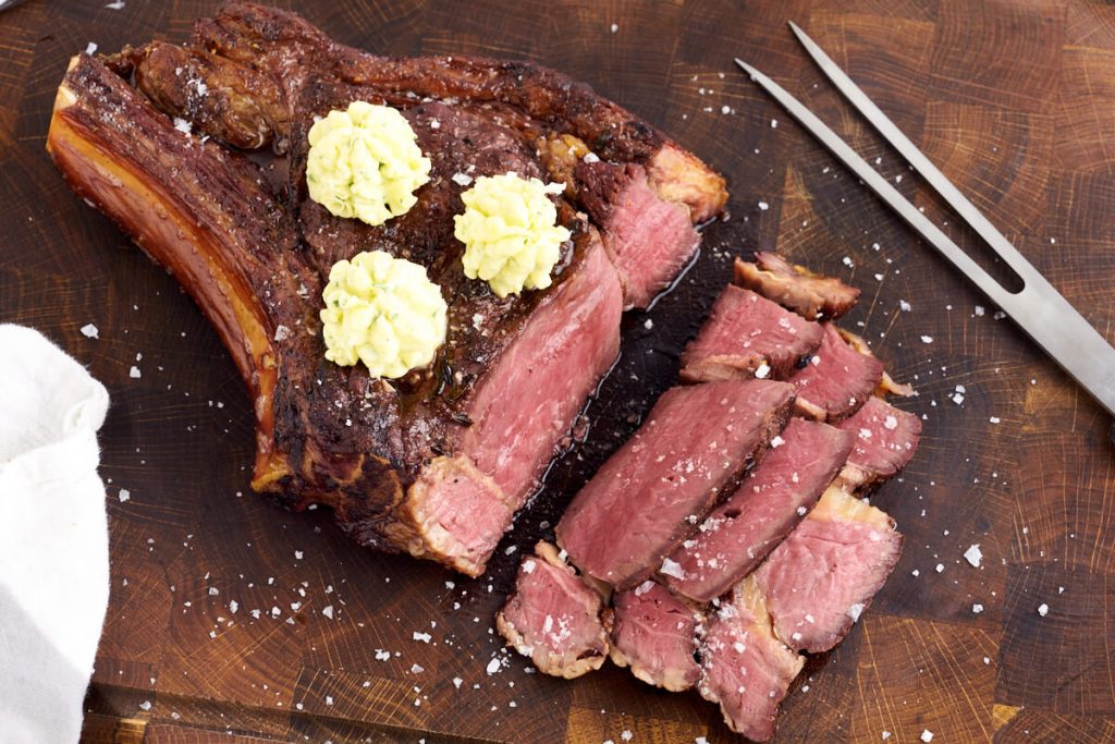 Cote de boeuf på grill Opskrift på den bedste grillede ribeye med ben