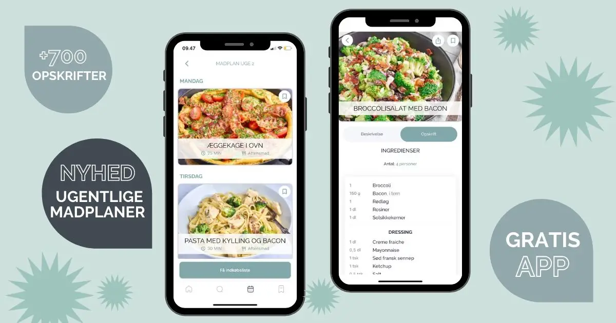 ny app med madplaner