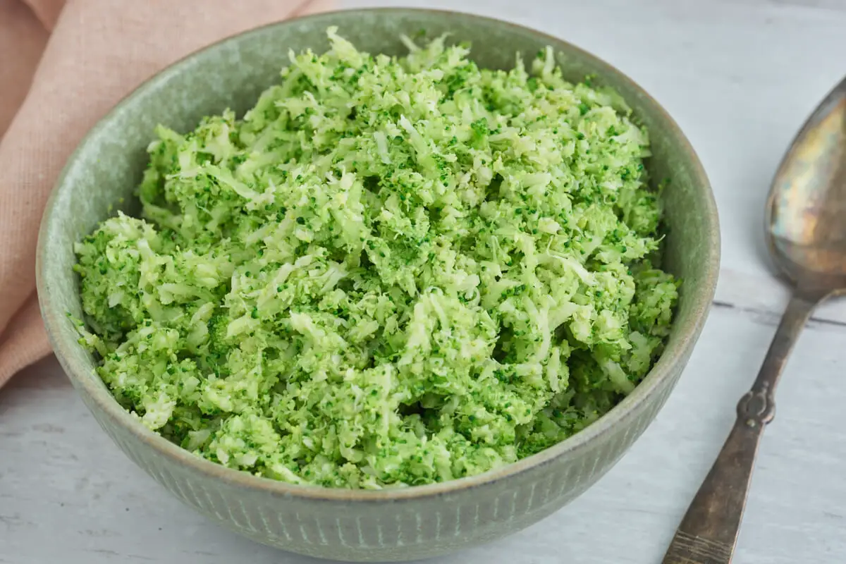 grønne broccoliris som alternativ til ris