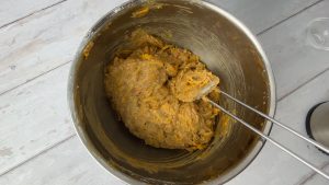 dejen til græskarmuffins.