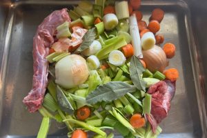 indhold i bradepanden.