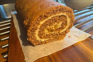 rouladen der er rullet sammen.