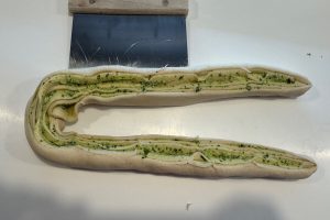 dejen klar til at blive snoet.