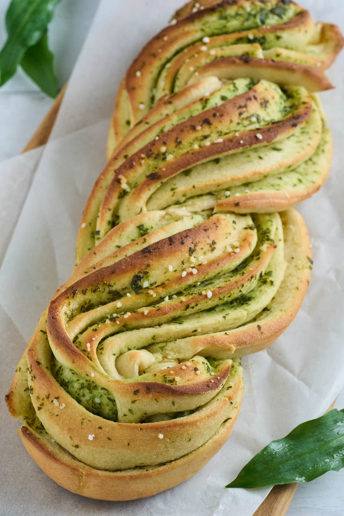 snoet ramsløgsbrød klar til servering.